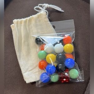 Marble & Dice Set for games 🌿🆕🌿